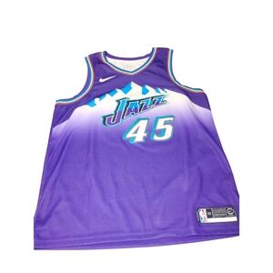 Donovan Mitchell Jersey Nike Men's XL Swingman Utah Jazz Purple Throwback